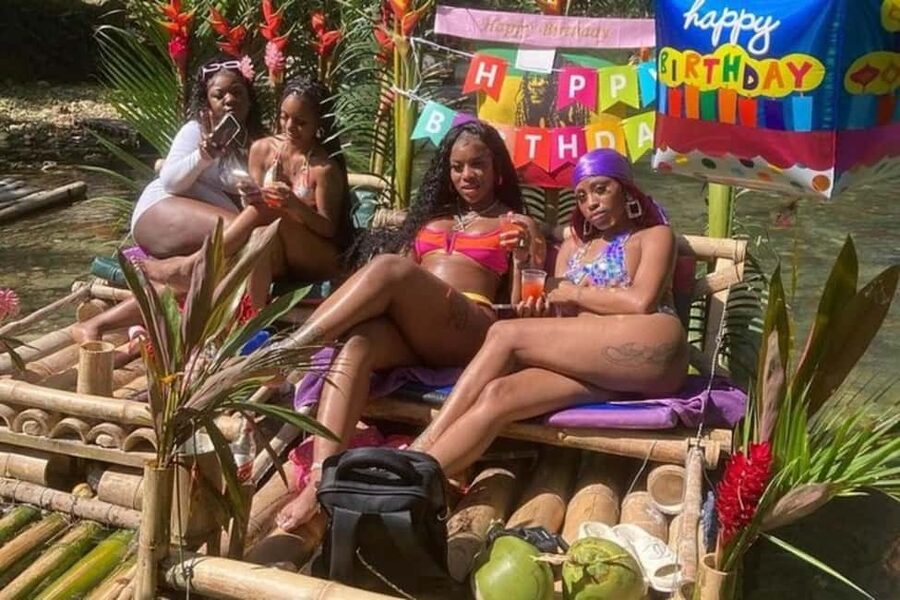 Montego Bay, Jamaica: Bamboo Rafting with Foot Massage - On the water with bamboo: pace, scenery, and what your guide should add