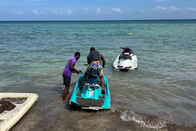 Montego Bay Jetski and Bamboo River Rafting Private Tour - Limestone moments and the relaxing side of the rafting setting