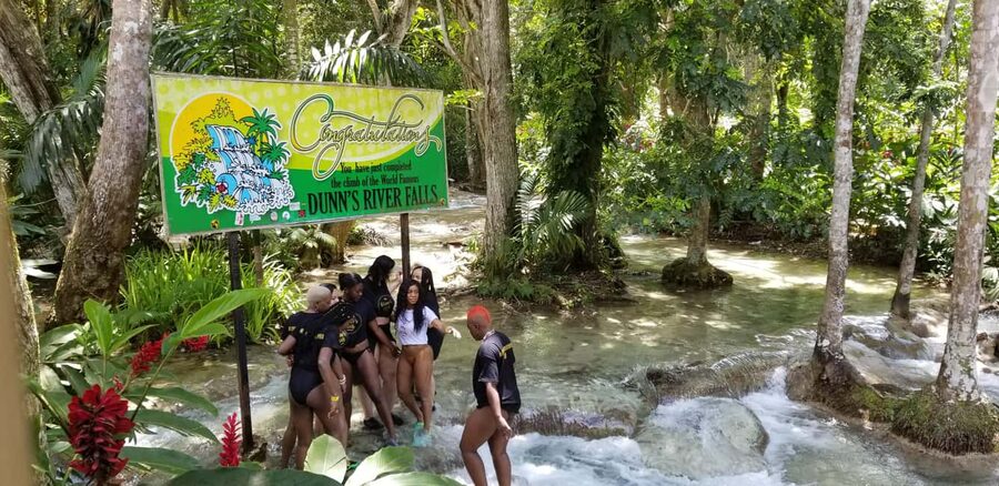 Montego Bay: River Rafting and Dunn's River Falls Day Trip - Bamboo Rafting on the Rio Nuevo: Calm Water, Real Jamaican Rhythm
