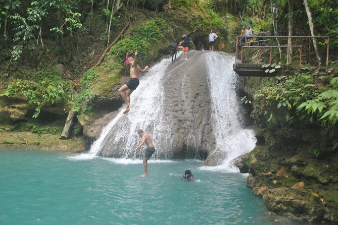 Montego Bay Shore Excursion: Blue Hole & Secret Falls Tour plus Shopping - Blue Hole: Cool Water, Swimming Holes, and Rope-Swing Fun