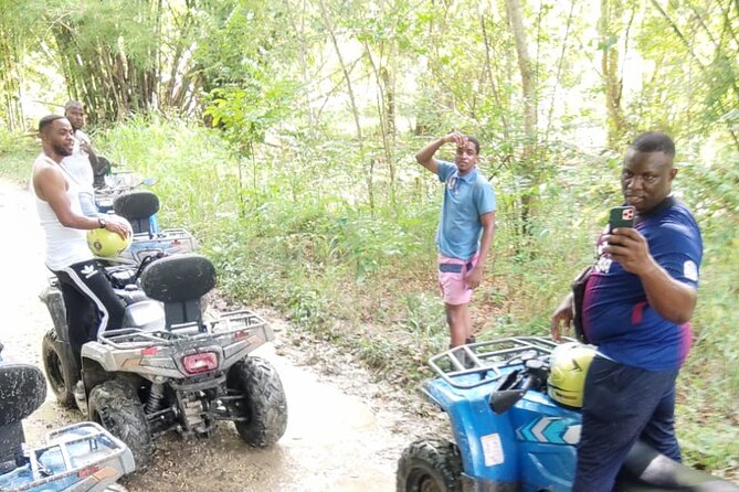 Montegobay ATV Riding - The comfort-before-the-chaos setup in Montego Bay