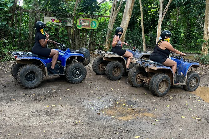 Negril Private Day Tour: ATV Ride, Party Catamaran & Ricks Cafe - Stop 3: Party catamaran cruise with snorkeling and DJ energy