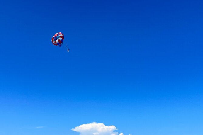 Parasailing above Turquoise Ocean Waters in Montego Bay - Should You Book OceanShootJamaica Tours for Parasailing?
