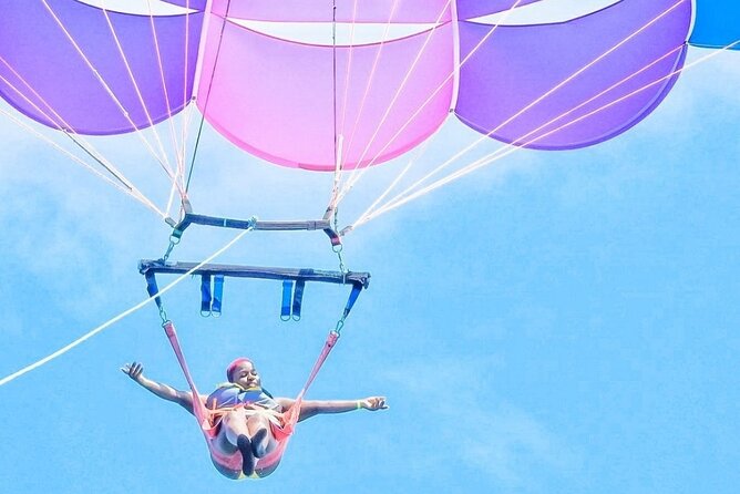 Parasailing, Blue Hole Mineral Spring, Seven Mile Beach - Extras, cabanas, and local food stops you might enjoy