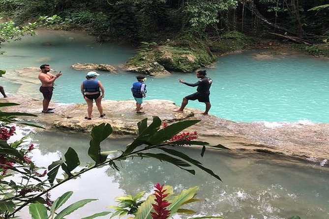 [PRIVATE] Dunn's River Falls, Blue Hole & Secret Falls w/Entrance - Stop 2: Blue Hole to Secret Falls, Life Vests, Swings, and Swim Time