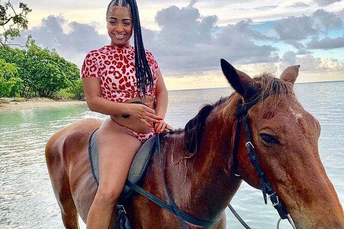 Private Horse Back Riding with ATV Combo. - The Horse Ride on the Beach: Calm, Poised, and Photo-Friendly