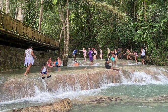 Private Horseback Riding, Swimming and Dunn's River Falls Tour - Dunn’s River Falls time: swim, climb, and don’t overplan the jumping