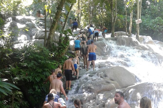 Private Transfer to Dunns River Blue Hole Tubing from Montego Bay - River Rapids Jamaica tubing at the Trelawny–St. Ann border