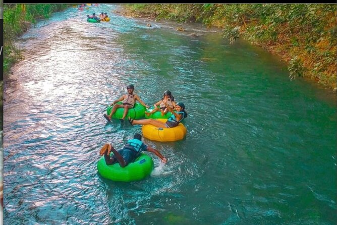 River rapids tubing rafting kayaking and beach Adventure - River rapids in Jamaica: Rio Bueno Class II–III excitement