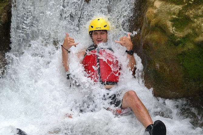 River Rapids Waterfalls Rafting and Beach Adventure - Bamboo Shade, Rope Swing Time, and a Quick Reset in the Water