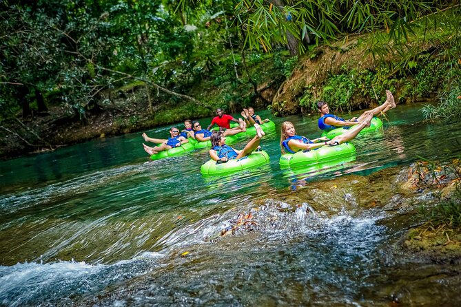 River Tubing with Private Transportation from Montego Bay - The Launch at Irie Bridge: The Tubing Setup