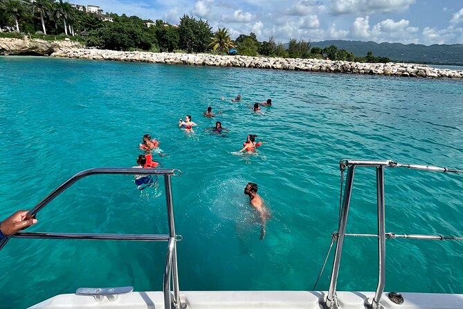 Sail Away in Montego Bay on a Private Catamaran - What You Really Get During the Swim and Snorkel Stops