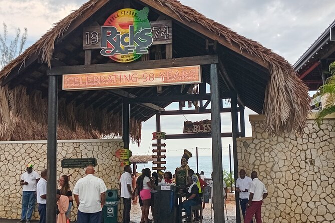 Seven Miles Beach in Negril and Ricks Cafe from Montego Bay - Rick’s Café at sunset: the music, the food, and the show