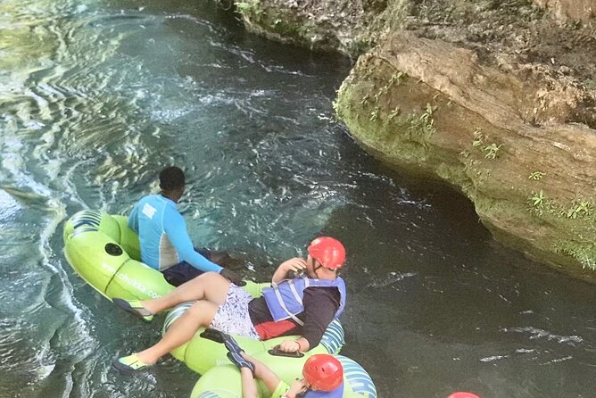 White River Tubing From Montego Bay - On the Water at White River: Rapids, a Midway Jump, and an Ocean Finish