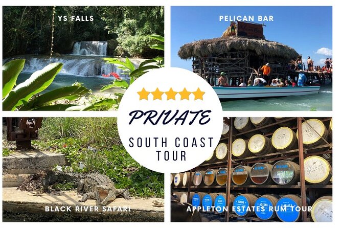 YS Falls, Black River Safari, Appleton Rum Tour OR Pelican Bar (Choose Up to 3) - How This Private Montego Bay South Coast Day Works