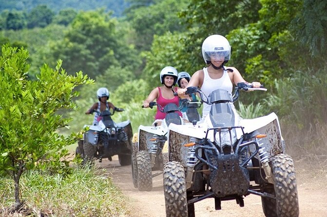 Zip-lining/Horseback Rides/Cat & Atv Inclusive Act with Transpo From Montego Bay - Catamaran party boat cruise and snorkeling: where the day cools off