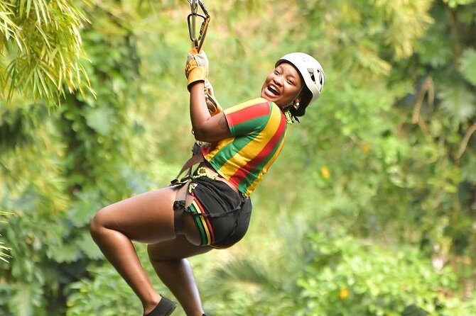 Zipline, Dunn’s River Falls, Bamboo Rafting & Horseback Ride Tour - From Montego Bay to Dunn’s River Falls: start with the climb
